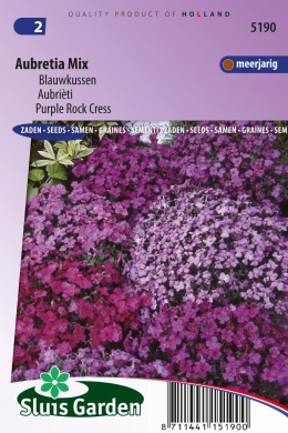 Aubretia Cascade Mix (Aubrieta cultorum) 800 seeds SL